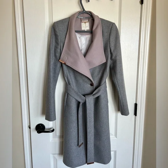 Ted Baker long line Size 1 coat - Picture 4 of 9
